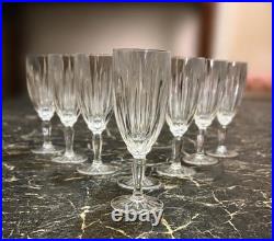 Cristal D'Arques 24% Lead Crystal Classic Iced Tea Glasses Set of 8 Made In Fra