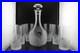 Cristal D’Arques-Durand Florence decanter & 6 highball glasses frosted petals