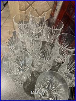 Cristal D'Arques Durand Madrigal Iced Tea Crystal Glassware Set of 10