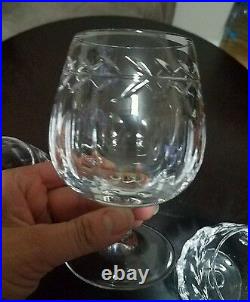 Cristal De Paris Brandy Sniffer Crystal Glassware Set Of 4