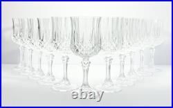 Cristal d'Arques Longchamp Set of 11 Crystal Water Glasses 7 1/4 8oz
