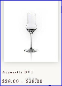 Crystal Apéritif Glassware Set Sambuca, Grappa, Tequila, Liquor