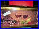 Crystal Clear 12-Piece Crystal Wine Glass Set Clear with Gold Rim 600 Capacity