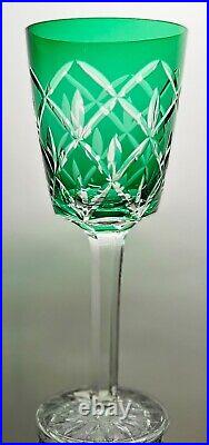 Crystal Clear Industries Set of 4 Goblets 12 oz Cut to Clear 9.25 Tall