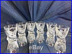 Crystal Glasses Whiskey Vodka Set Decanter 15oz and 6 Shot Glass 2 oz Bohemian