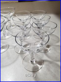 Crystal Glassware Set 47pcs Seneca Pirouette Cocktail Champagne Twisted Stem