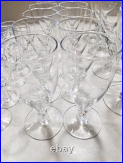 Crystal Glassware Set 47pcs Seneca Pirouette Cocktail Champagne Twisted Stem