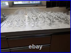 Crystal Glassware Set 47pcs Seneca Pirouette Cocktail Champagne Twisted Stem