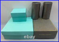 Crystal Lot Of 6 Tiffany, Bohemian Glass, Swarovski, Glassware, in the boxes