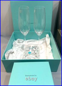 Crystal Lot Of 6 Tiffany, Bohemian Glass, Swarovski, Glassware, in the boxes