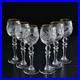 Crystal Sherry Gold Rim Glass 2 oz, 60ml, Modern Russian Cut, Set of 6