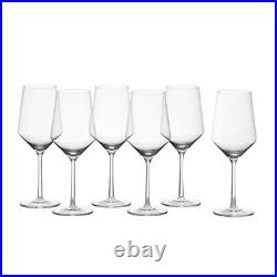 Crystal Stemware Glassware Collection, Set Of 6, Sauvignon Blanc, White Wine Glass
