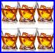 Crystal Whiskey Glasses, Set of 6 Scotch Glasses, Tumblers for Drinking Bourbon