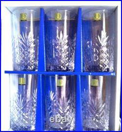 Crystals H&B Crystal Glassware Set 6 Pieces Excellent Condition