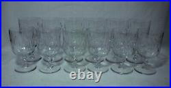 DUNCAN & MILLER crystal CANDLELIGHT pattern SET of 6 Water & 6 Iced Tea Glasses