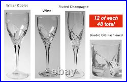 Da Vinci Grosseto set of 12 each wine, water, champagne, rocks 48 total