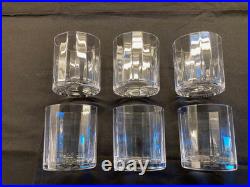 Dansk crystal Old-Fashioned glasses. Six 3.5 glasses. Pristine Condition
