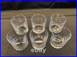 Dansk crystal Old-Fashioned glasses. Six 3.5 glasses. Pristine Condition