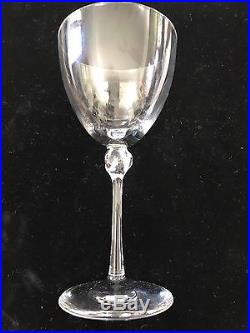 Daum Crystal Bolero Clear 7 Claret Wine Glasses, Set Of 6