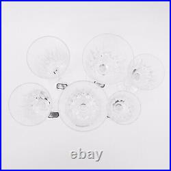 Denby European Hand Cut Fine Lead Crystal Assorted Glassware Set of 12