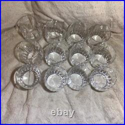 Double Whisky Old Fashioned Enchante Cristal D'arques Glasses Set Of 12