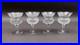Edinburgh Crystal Scotland Thistle 4 7/8 Champagne Sherbet Glasses Set Of 4