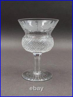 Edinburgh Crystal Scotland Thistle 4 7/8 Champagne Sherbet Glasses Set Of 4