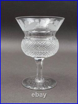 Edinburgh Crystal Scotland Thistle 4 7/8 Champagne Sherbet Glasses Set Of 4