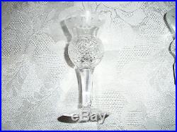 Edinburgh Crystal Thistle Cordial Set Decanter With 8 Glasses Made In Scotland
