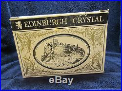 Edinburgh Crystal Thistle Cut Extra Tall Water Goblet 7 1/4 (set of six)