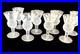 Edinburgh Scotland Thistle Crystal cordia glasses SIGNED Set Of 8 4.25