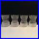 Edinburgh Thistle Crystal Set Of 4 Old Fashioned Tumbler Glasses Cr1579