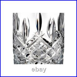 Elegant Double Old Fashioned Glasses Set of 4, 11 oz, Clear Crystal Drinkware