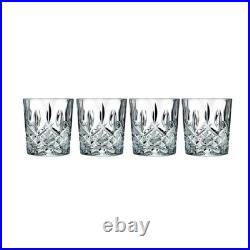 Elegant Double Old Fashioned Glasses Set of 4 11 oz Clear Drinkware, Barware