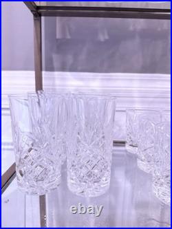 Elegant Vintage Cut Crystal Barware & Table Set Heavy Lead Crystal, Waterford