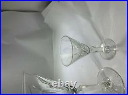 Elegant Waterford Sheila Crystal Set for Eight (24) Water Goblets, Wine & Cordial