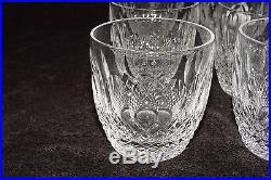 Estate Set Of 12 Signed Waterford Crystal Colleen Tumbler Rocks Glasses # 21