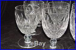 Estate Set Of 12 Signed Waterford Crystal Colleen Wine Water Glasses 5.25 T #13