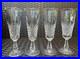 Exquisite Set of 4 WATERFORD CRYSTAL Kenmare (Cut) Fluted Champagne Glasses MINT