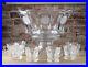 FANTASTIC FOSTORIA COIN PATTERN ETCHED ELEGANT CRYSTAL PUNCH BOWL SET WithSTAND
