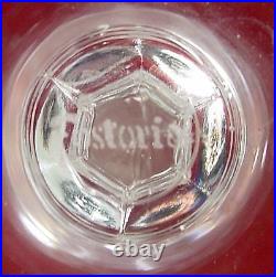 FOSTORIA crystal AURORA 6092 pattern 23-piece set for SIX (6) less1 Champagne