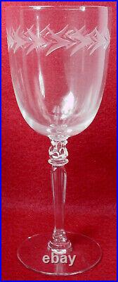 FOSTORIA crystal HOLLY 6030 24-piece SET 12 Water Goblets & 12 Low Sherbets