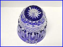 Faberge Crystal Xenia Blue Tumbler & Coaster