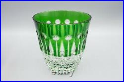 Faberge Crystal Xenia Double Old Fashioned Tumblers Set of 4 FREE USA SHIPPING