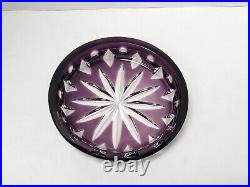 Faberge Crystal Xenia Purple Tumbler & Coaster