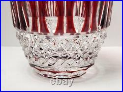 Faberge Crystal Xenia Red Tumbler & Coaster