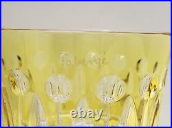 Faberge Crystal Xenia Yellow Tumbler & Coaster