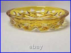 Faberge Crystal Xenia Yellow Tumbler & Coaster
