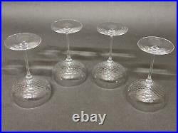 Fabulous Vintage Set of Four Wedgwood Vera Wang- Sequin Champagne Saucer