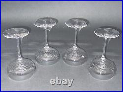 Fabulous Vintage Set of Four Wedgwood Vera Wang- Sequin Champagne Saucer